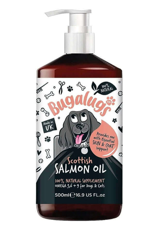 Dog and cat salmon oil supplement