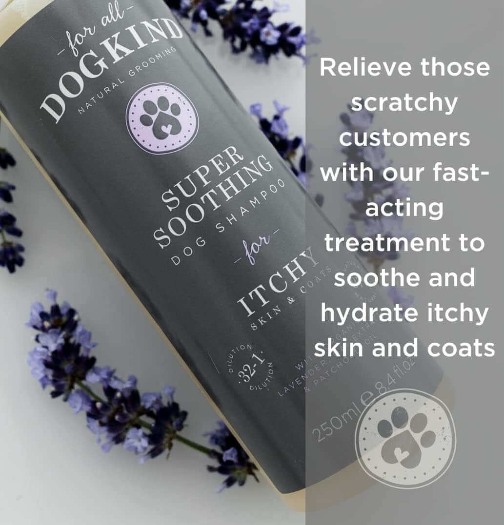 For all DOG KIND super soothing dog shampoo for itchy skin and coats