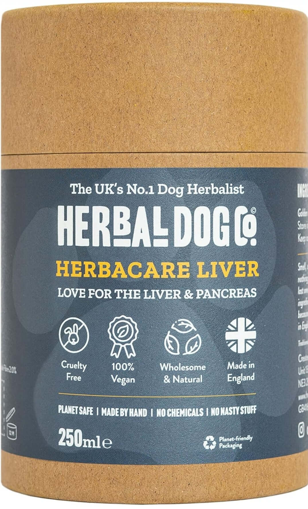 Herbal dog co Natural liver supplement for dogs
