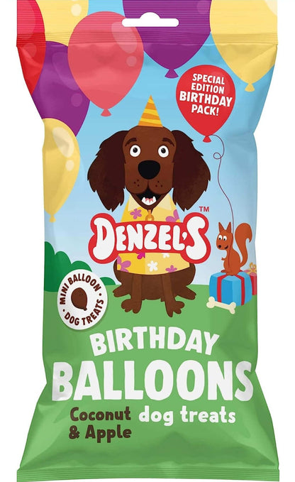 Dog birthday gift box with birthday card